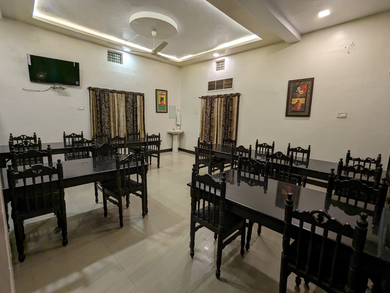 Professional board room with modern meeting facilities and technology